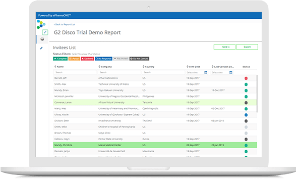 Screenshot of Site Feasibility Application
