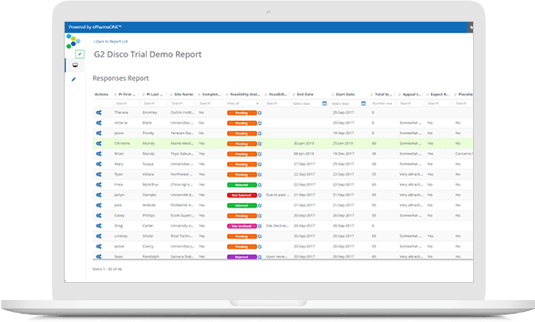 Screenshot of Safety Portal application.