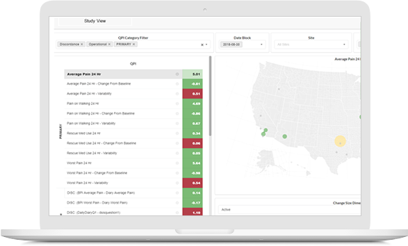 Screenshot of QDSS platform.