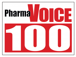 Logo of PharmaVoice 100.